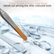 A2Z Scilab Flat Hollow Handle Tweezers, Toothed 4.75L, Stainless Steel, Gold Band A2Z-ZR897 - alternate 6